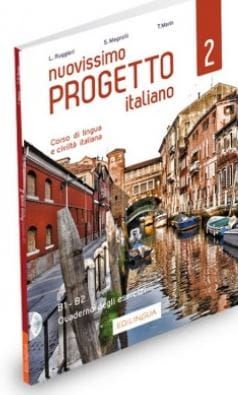  Nuovissimo Progetto italiano 2 ćwiczenia + 2 CD B1-B2