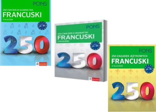 Francuski na 250 - gramatyka + słownictwo+ zagadki 