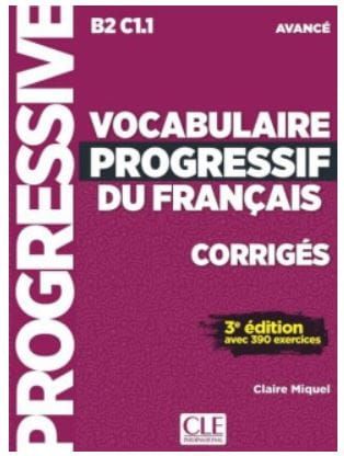 Vocabulaire progressif avance klucz odpowiedzi 3 edycja