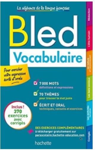 Bled Vocabulaire avec 370 exercices ed. 2021