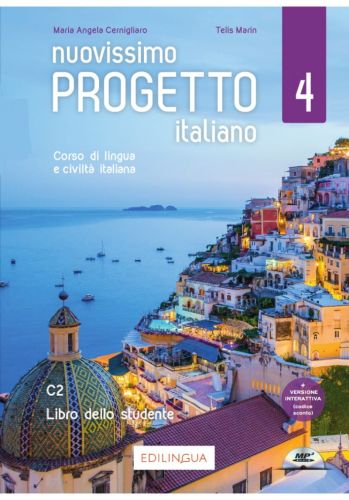 Nuovissimo Progetto italiano 4 Podręcznik do włoskiego dla młodzieży i dorosłych. Poziom C2.
