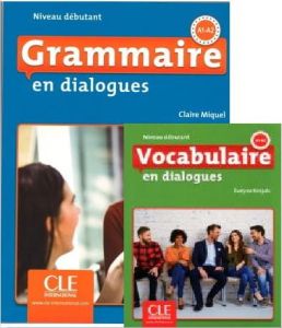 Seria En dialogues grammaire + vocabulaire niveau debutant - zestaw 1
