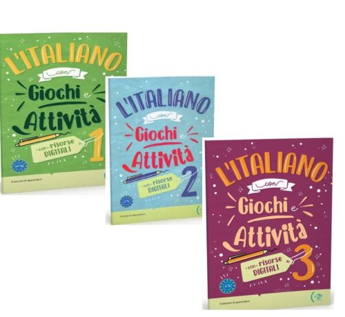l’Italiano con Giochi e Attività con risorse digitali - zestaw 1