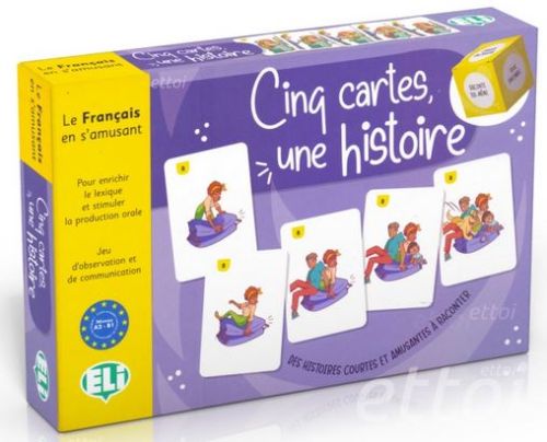 Cinq cartes, une histoire: francuski, gra językowa w "storytelling"