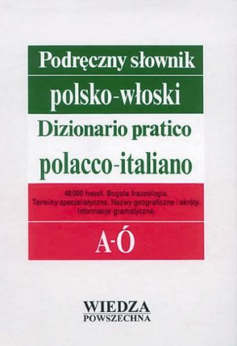 Podręczny słownik polsko-włoski T. 1 A-Ó, T. 2 P-Ż (komplet)